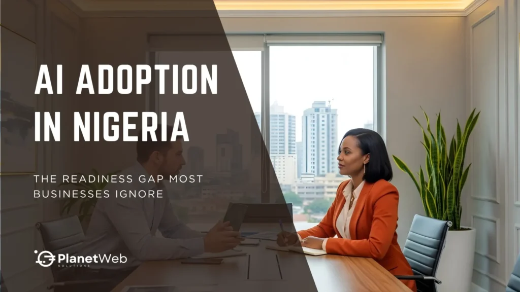 AI adoption in Nigeria banner highlighting innovation, growth, and business opportunities