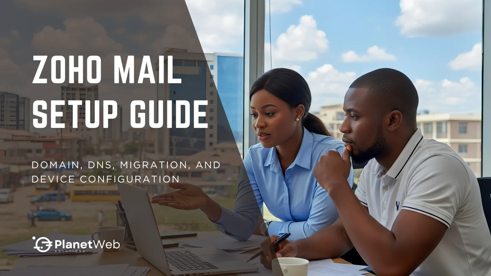 Zoho Mail setup guide for business email, DNS migration, and device configuration.