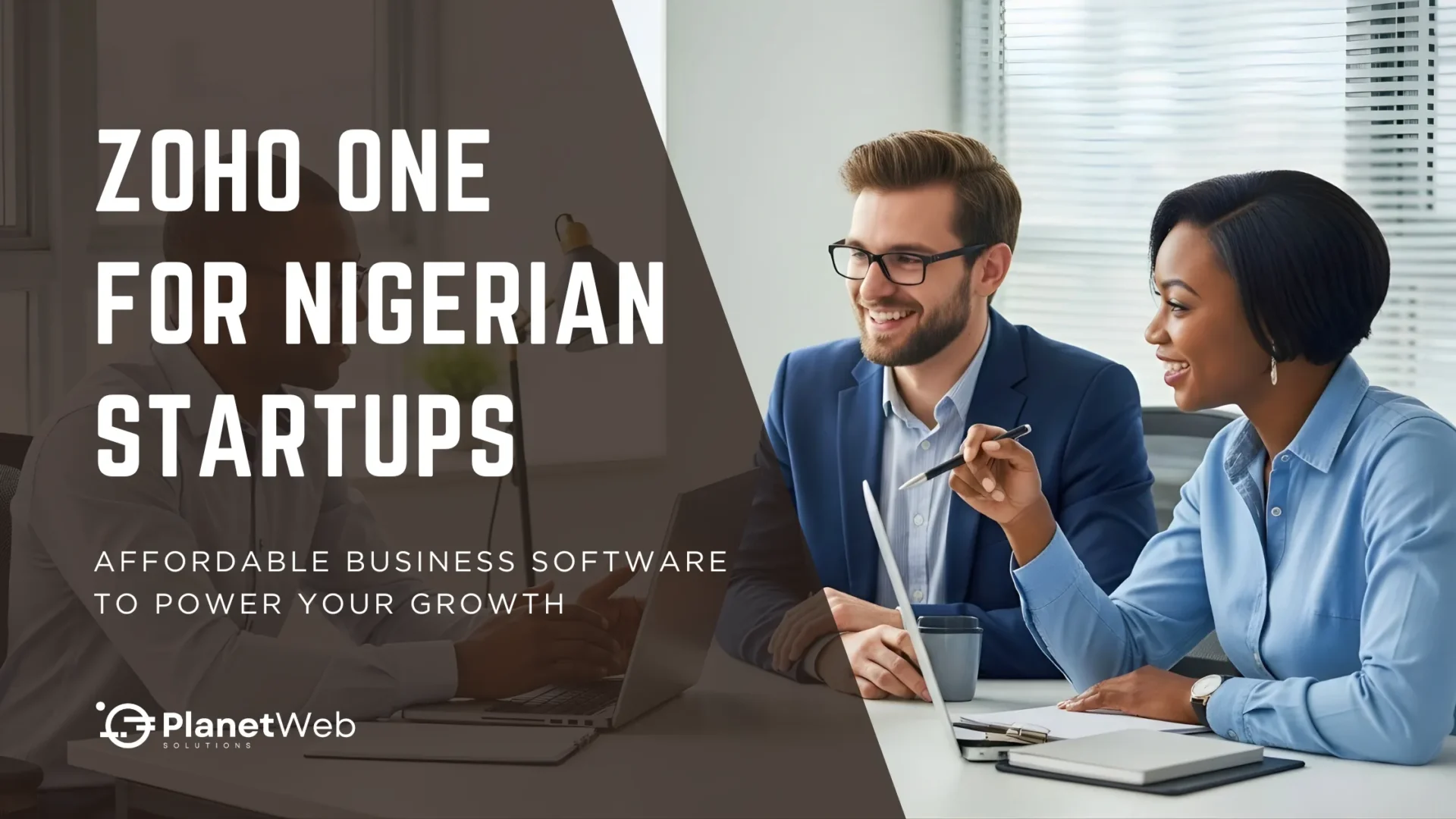 Engaging meeting about Zoho One for Nigerian Startups showcasing affordable business software solutions.
