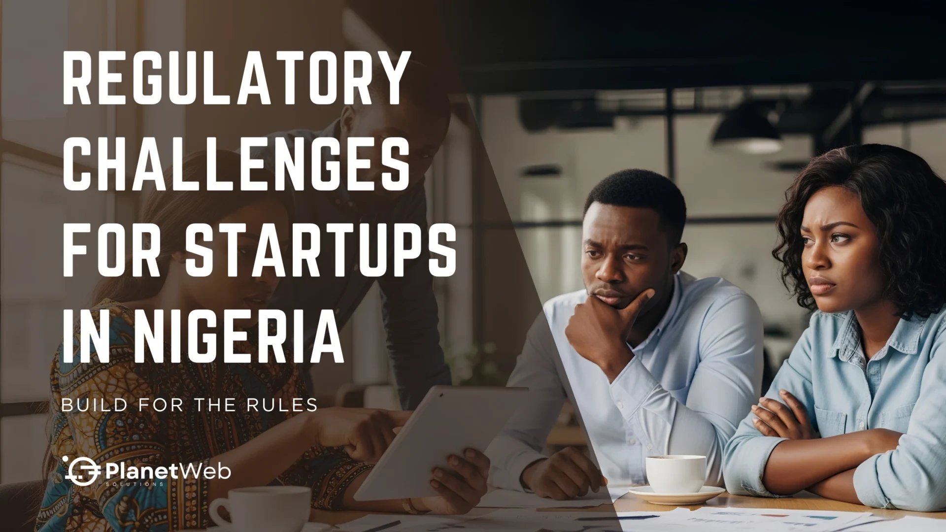 Regulatory challenges for startups in Nigeria discussed by focused business team.