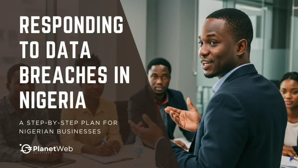 Professional meeting on responding to data breaches in Nigeria, hosted by PlanetWeb Solutions.