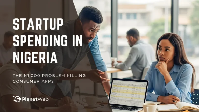 Engaging discussion on startup spending in Nigeria and the consumer app market.