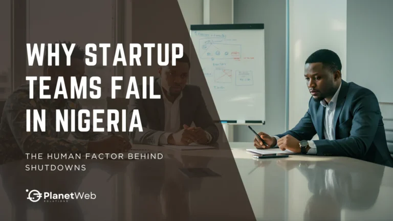 Discussion on why startup teams fail in Nigeria focusing on human factors influencing business shutdowns.