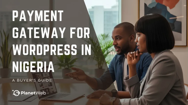Payment Gateway for WordPress in Nigeria buyer’s guide with business meeting scene.