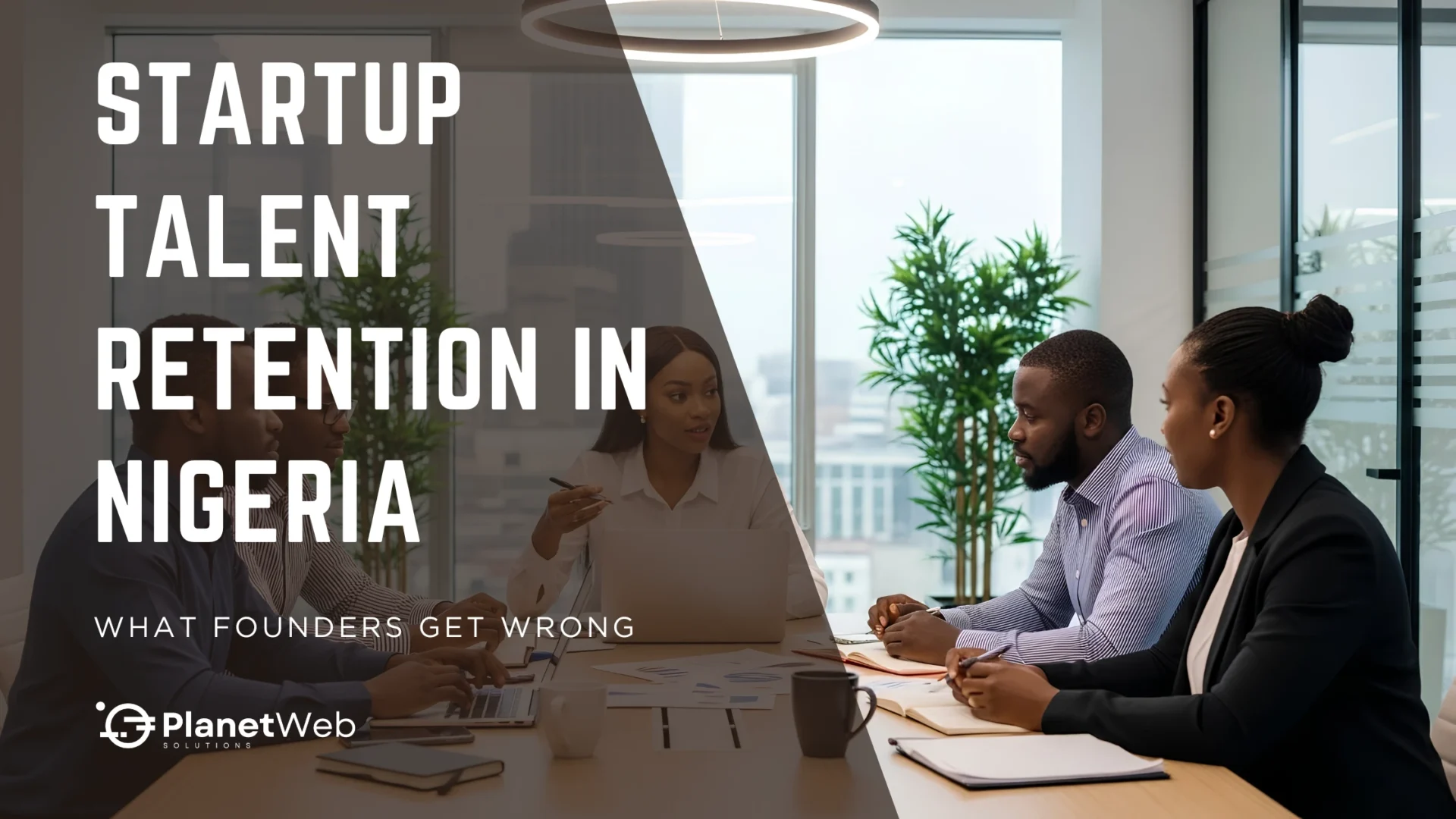 Startup talent retention in Nigeria webinar cover with founders discussing mistakes.