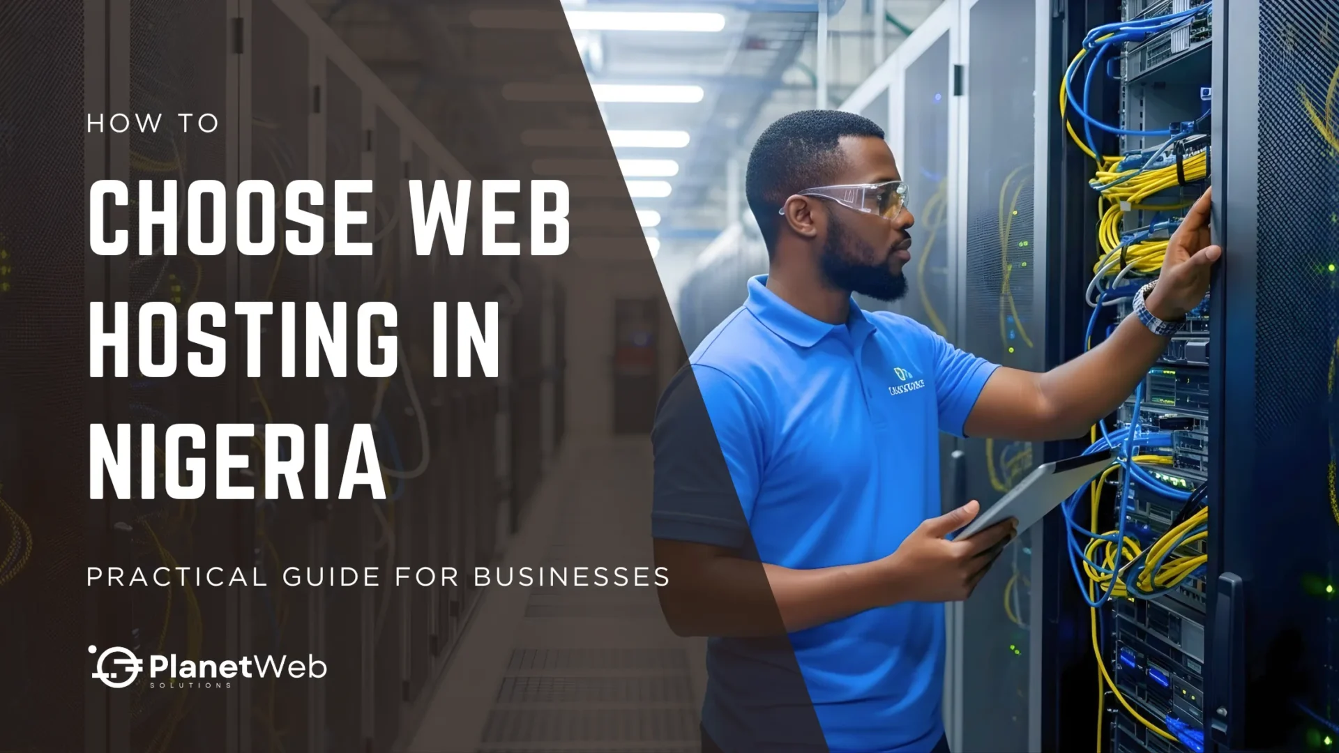 Professional data center with web hosting in Nigeria guide for businesses