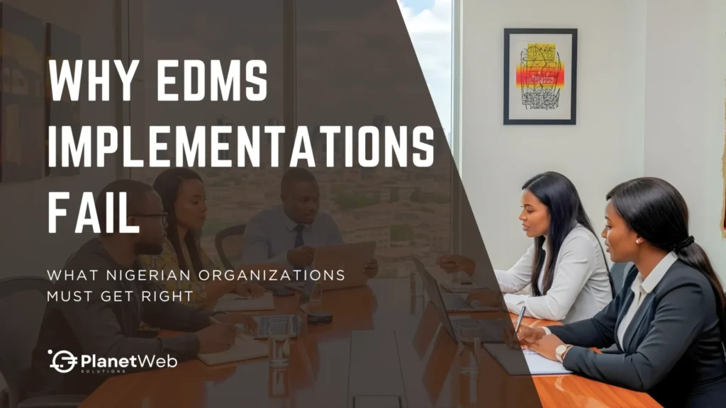 Professionals collaborating on Why EDMS Implementations Fail in a modern corporate setting.